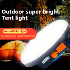 Фонарь светильник для кемпинга, дома, палатки. Белый дневной свет. 9900 мА