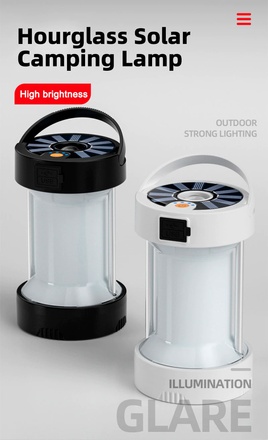 Ліхтар для кемпінгу, багатофункціональний портативний світильник для дому, намету та ін. Білий