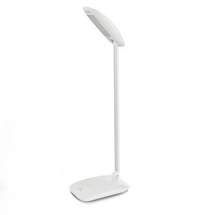 Світлодіодна настільна лампа Keliying LM05 LED з USB роз'ємом для зарядки смартфона, LM05_3, В наявності, Сріблястий