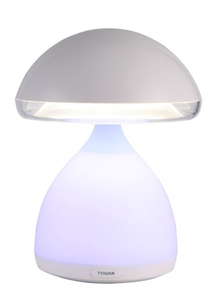 Багатобарвна Led лампа Keliying LM-23 Гриб з пружною капелюшком з вбудованим акумулятором, LM-23, В наявності, LM-23, В наявності, Мультивибір