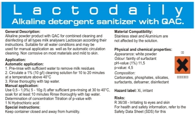 Щелочное средство Lactodaily для ежедневной очистки ультразвуковых анализаторов молока, 210601, В наличии