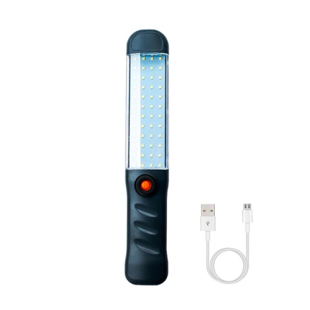 Светодиодный влагостойкий фонарь для кемпинга, 3 режима, USB аккумулятор 2400мА, 23-017, В наличии, Черный